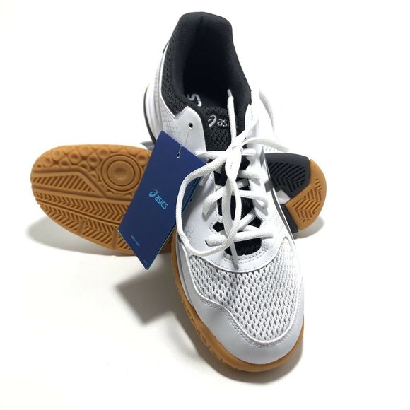 >>SOLD<< Asics Gel-Rocket 8 Men Size White Black - Picture 1 of 8